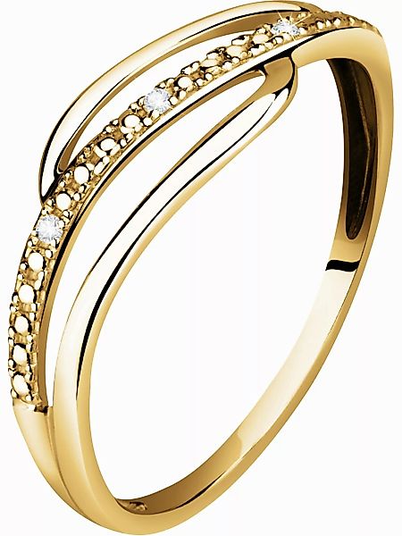 CHRIST Diamantring CHRIST Damen-Damenring 375er Gelbgold günstig online kaufen