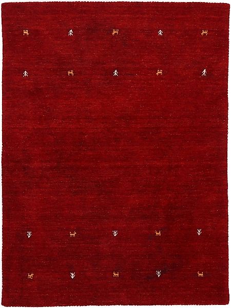 carpetfine Wollteppich »Gabbeh Uni, auch als Läufer und Rund erhältlich«, r günstig online kaufen
