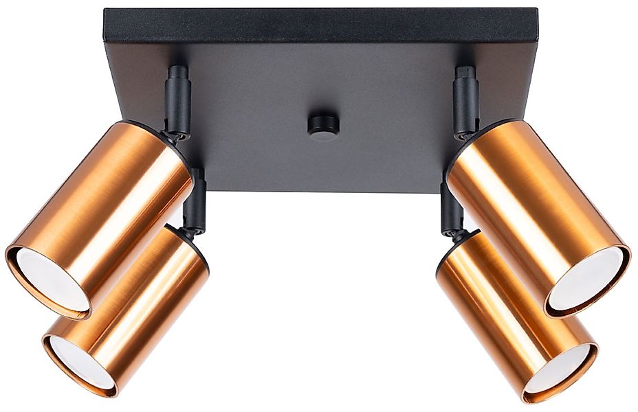 SOLLUX lighting Deckenstrahler »Plafond WINX 4«, für Leuchtmittel 4 x GU10 günstig online kaufen