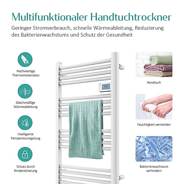 EMKE Elektrischer Badheizkörper Gerade mit Intelligenten günstig online kaufen