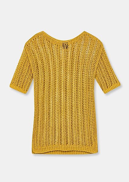 MADELEINE Longpullover "Strickpullover Luftiger Sommerpullover mit Ajour-Mu günstig online kaufen