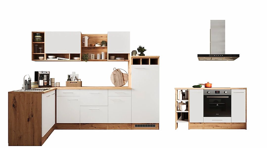 RESPEKTA Kücheninsel "Hilde" Breite 280 cm, 90 cm Arbeitshöhe, in exklusive günstig online kaufen