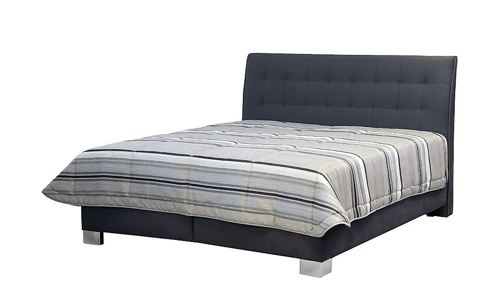 Polsterbett  Newsells ¦ grau ¦ Maße (cm): B: 188 H: 124 Betten > Polsterbet günstig online kaufen