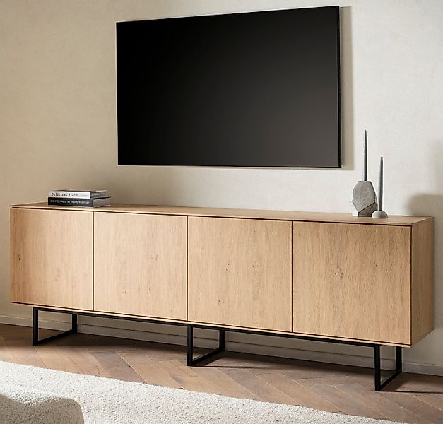 Furn.Design Lowboard Breda (TV Unterschrank in Eiche Dekor, BxH 200 x 70 cm günstig online kaufen