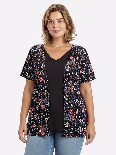 Sieh an! T-Shirt 2-in-1-Shirt Kurzarm günstig online kaufen