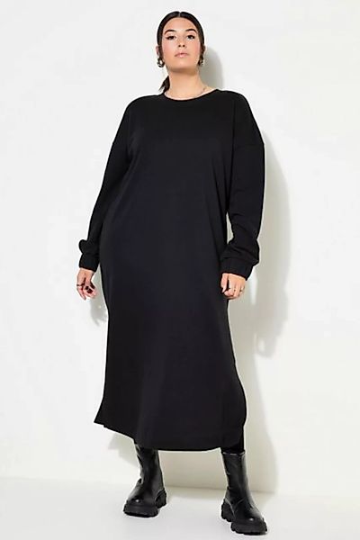 Studio Untold Jerseykleid Sweat-Midikleid Oversize Shape Ballon-Langarm günstig online kaufen