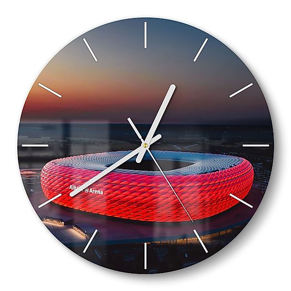 DEQORI Wanduhr 'Allianz Arena, München' (Glas günstig online kaufen