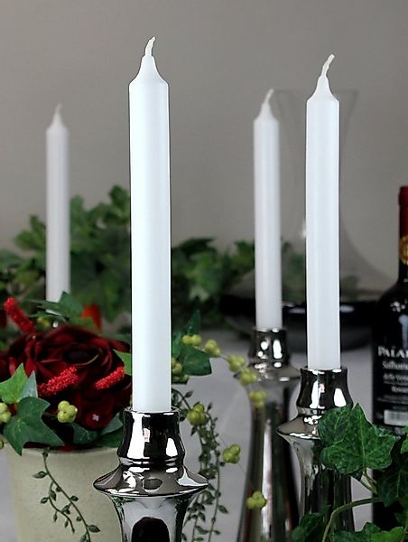 Wenzel Spitzkerze Stabkerzen 210/21 mm weiß 12 Stück von Wenzel günstig online kaufen