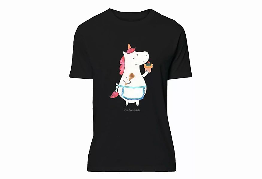 Mr. & Mrs. Panda T-Shirt Einhorn Küchenfee - Schwarz - Geschenk, träumen, H günstig online kaufen