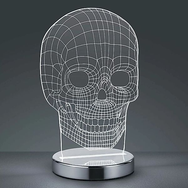 TRIO Leuchten LED Tischleuchte »Skull«, 1 flammig-flammig günstig online kaufen