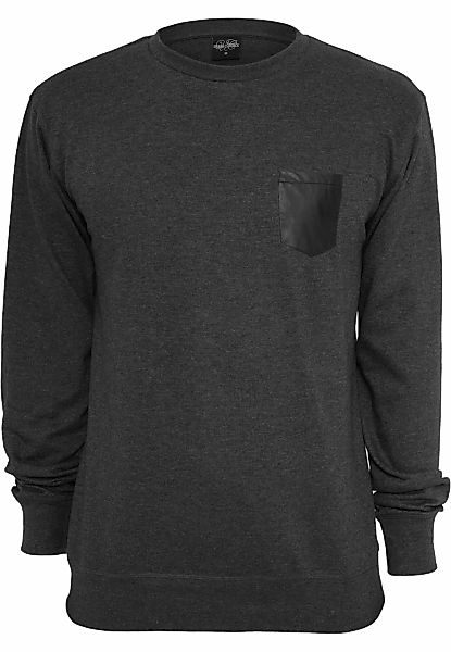 URBAN CLASSICS Rundhalspullover "Urban Classics Herren Contrast Pocket Crew günstig online kaufen