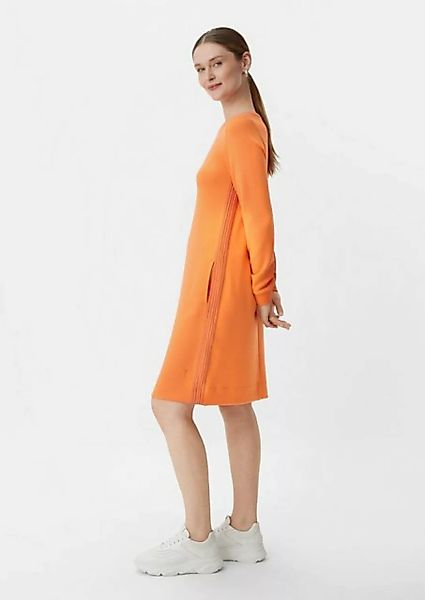comma casual identity Maxikleid Scuba-Kleid mit seitlichen Details Logo günstig online kaufen