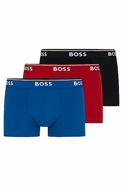 BOSS Boxer, (Packung, 3 St., 3er-Pack), mit BOSS Schriftzug auf dem Bund günstig online kaufen