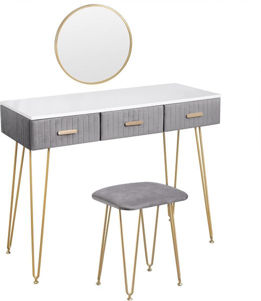 Woltu Schminktisch (1-St), mit Hocker und günstig online kaufen