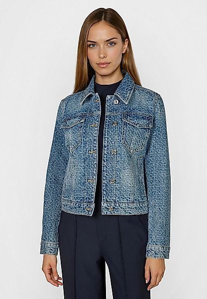 MARC AUREL Jeansjacke mit Drop Needle Muster günstig online kaufen