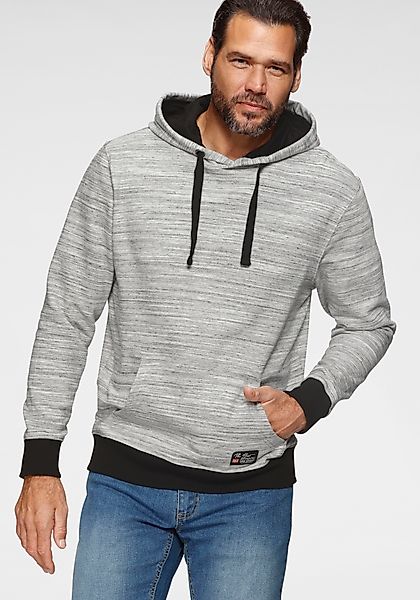 Man's World Kapuzensweatshirt kontrastfarbene Details günstig online kaufen