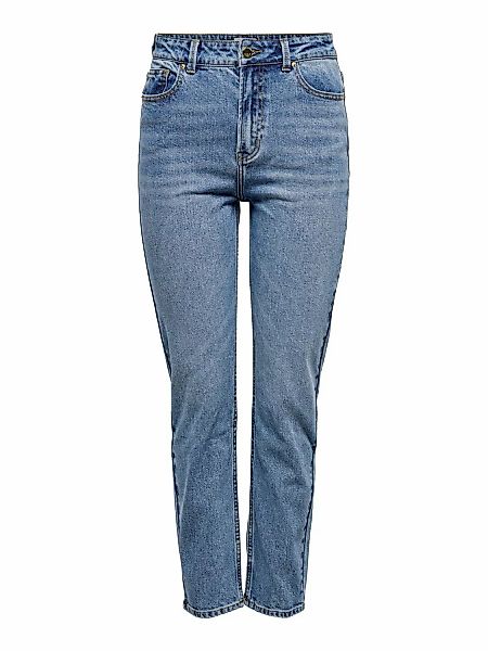 Only Damen Jeans ONLEMILY MAE0012 - Straight Fit - Blau - Medium Blue Denim günstig online kaufen