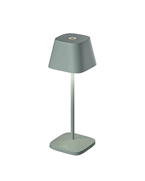 NEAPEL MICRO Design Akku-Tischlampe – kabellos, wetterfest & dimmbar olivgr günstig online kaufen