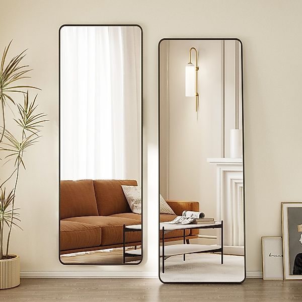 Hopibath Wandspiegel ganzkörper 180x80 150x50 160x40 140x40 mit Alurahmen ( günstig online kaufen