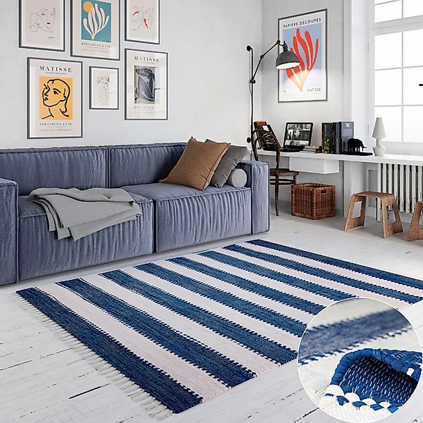 my home Teppich Benja, rechteckig, Höhe: günstig online kaufen