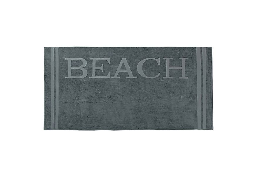 ZOLLNER Strandtuch, Mikrofaser (1-St), 100 x 200 cm, 100% Baumwolle günstig online kaufen