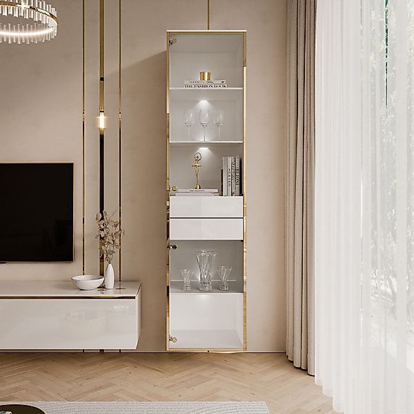 ALLHOUSE24 Vitrine PEONY Breite 45 cm günstig online kaufen