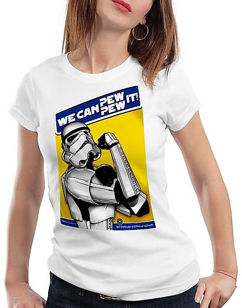 style3 T-Shirt Pew Pew It star krieg wars imperium der sterne vader günstig online kaufen