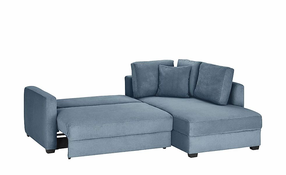 bobb Ecksofa mit Boxspringpolsterung  Lisa de Luxe ¦ blau ¦ Maße (cm): B: 2 günstig online kaufen