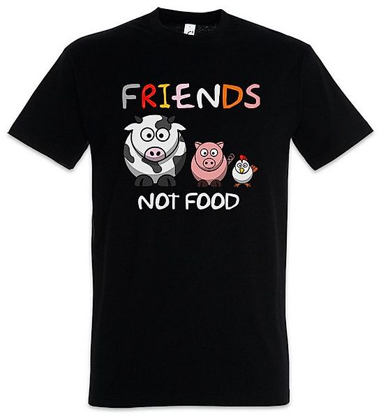 Urban Backwoods Print-Shirt Friends Not Food Comic Herren T-Shirt Veganer S günstig online kaufen