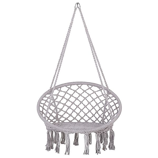 Beliani Hängesessel Grau 61x51x107 günstig online kaufen