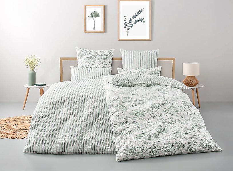 OTTO home Bettwäsche "Nordby" 2 Stk. Bettwäsche aus Baumwolle, skandinavisc günstig online kaufen