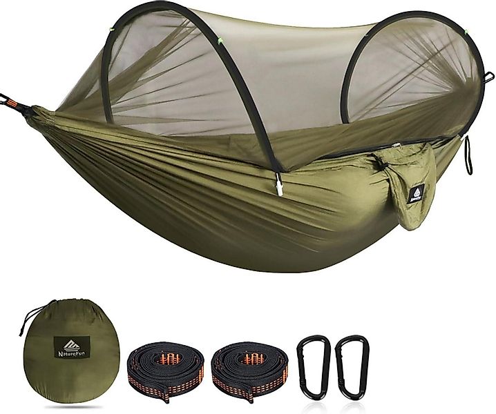 LuxusKollektion Campingstuhl Ultraleichte Reise-Hängematte mit Moskitonetz günstig online kaufen