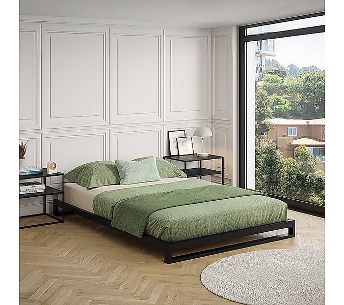 skølm Bettgestell Vidar inkl. Lattenrost, Metallbett 140x200, auch verfügba günstig online kaufen