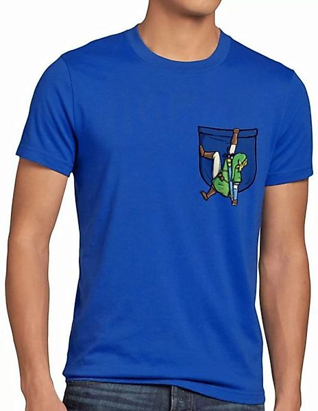 style3 Print-Shirt Herren T-Shirt Pocket Link hyrule gamer hemdtasche günstig online kaufen