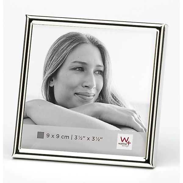 walther design Chloe Portrait Bilderrahmen  9X9 cm  Silber günstig online kaufen