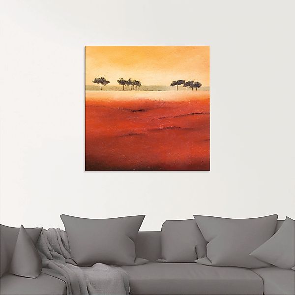 Artland Glasbild »Baumgrenze III«, Bäume, (1 St.), in verschiedenen Größen günstig online kaufen