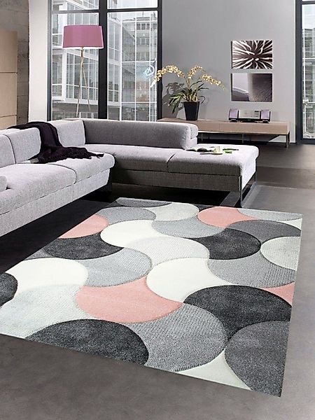 Teppich Designer Teppich Wohnzimmerteppich Kurzflor Tropfen günstig online kaufen