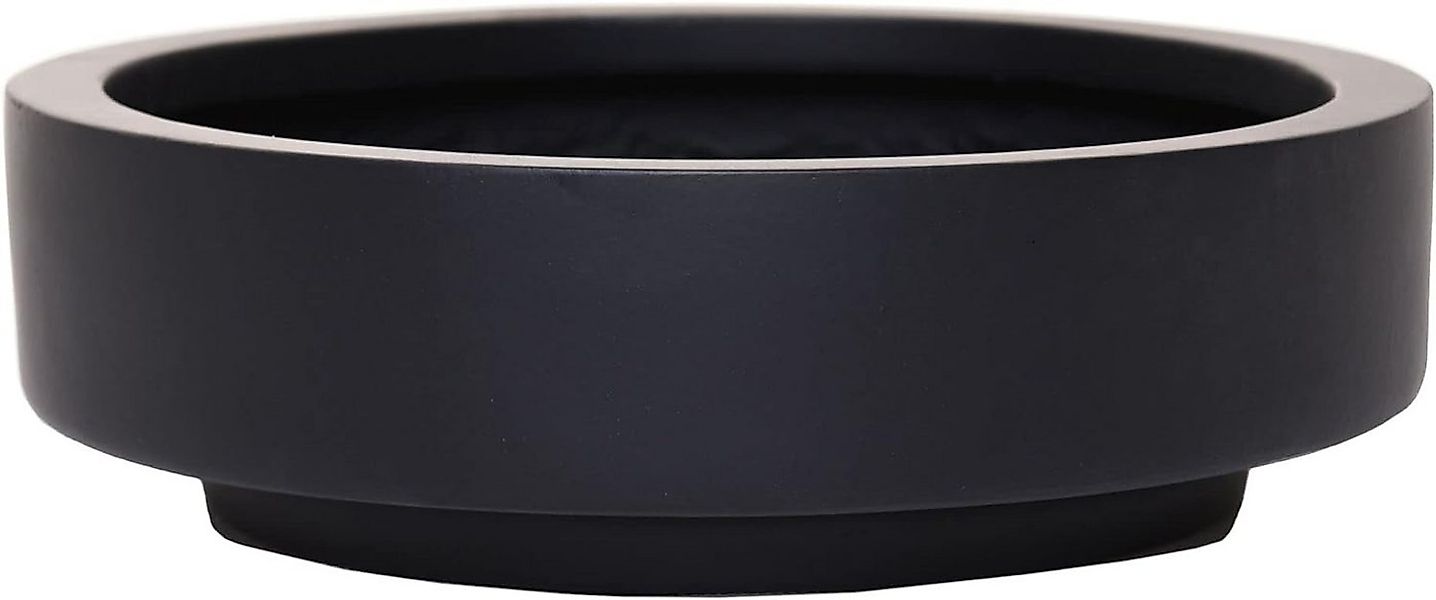 VIVANNO Pflanzschale Fiberglas ESCADA LOW Schale - Anthrazit Matt (1 St), 3 günstig online kaufen