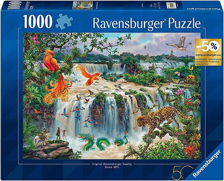Ravensburger Puzzle Fantastischer Wasserfall von Iguazú, 1000 Puzzleteile, günstig online kaufen