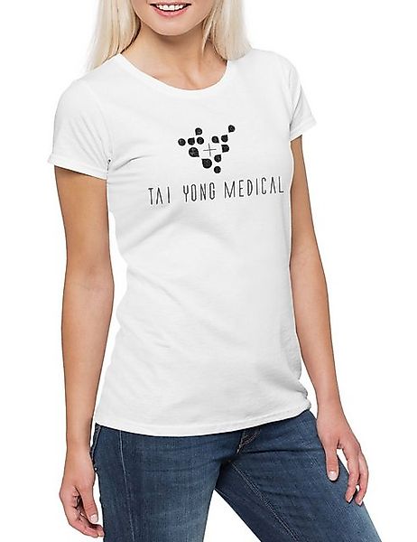 Urban Backwoods Print-Shirt Tai Yong Logo Damen T-Shirt TYM Firma Firmenlog günstig online kaufen