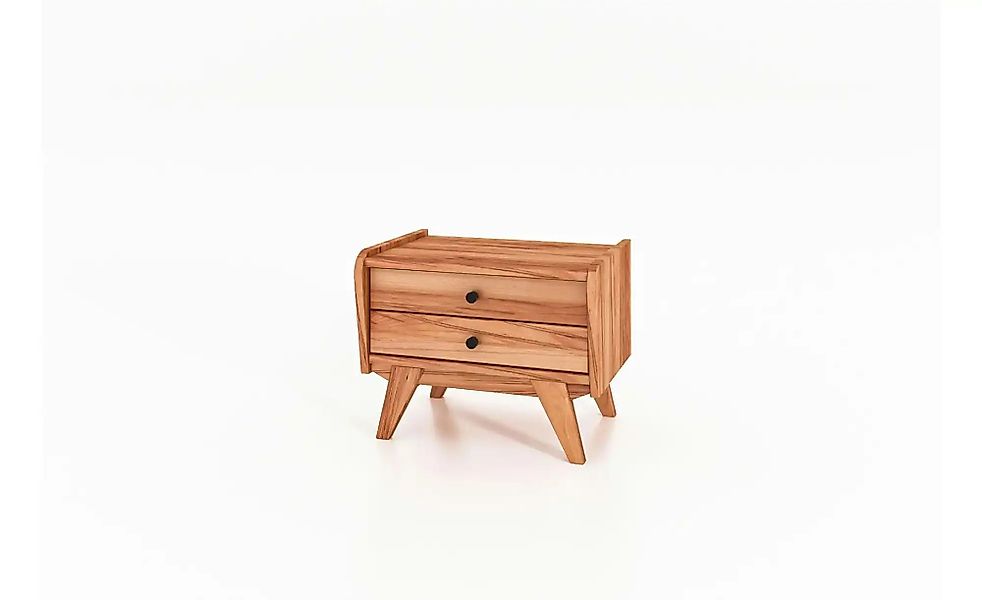 Nachttisch mit 2 Schüben   ¦ holzfarben ¦ Maße (cm): B: 55 H: 43 Tische > N günstig online kaufen
