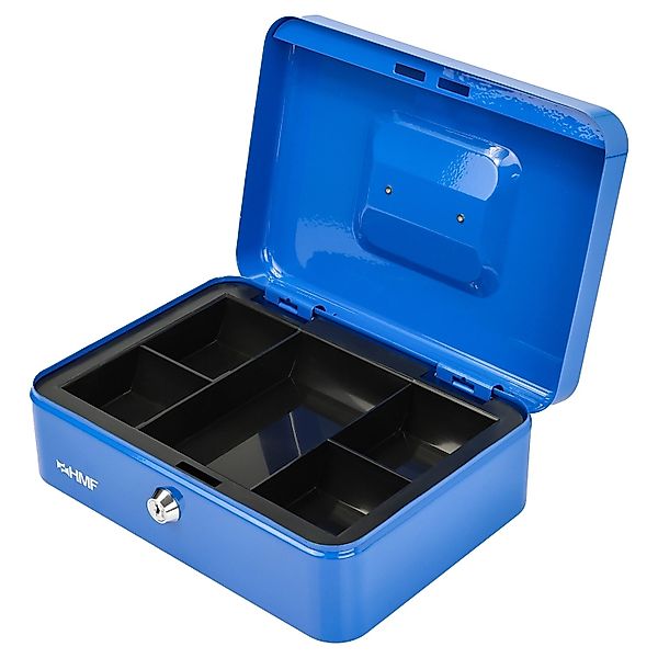 HMF 10125-05 Geldkassette 25 x 18 x 9 cm Blau günstig online kaufen