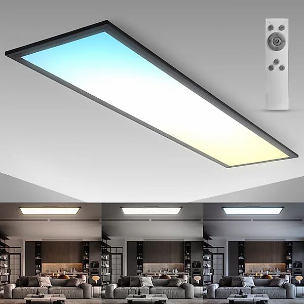 B.K.Licht LED Deckenleuchte »BKL1498 CCT Deckenlampe mit Fernbedienung, Ult günstig online kaufen
