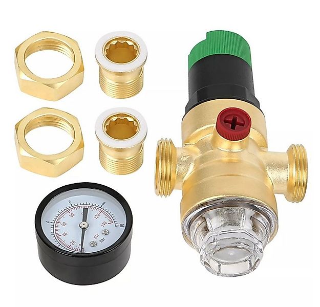 QUBEBU Wasser-Druckminderer DN20 3/4", DN15 1/2", DN25 1" Druckregler Reduz günstig online kaufen