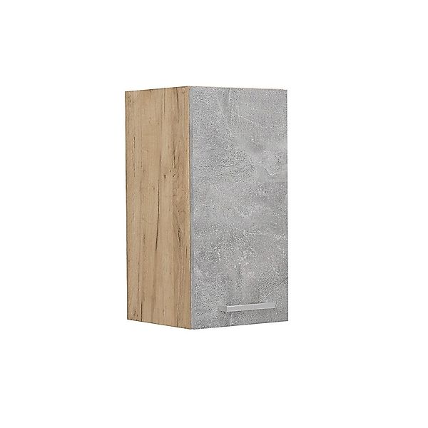 Vicco Hängeschrank R-Line, Beton/Goldkraft Eiche, 30 günstig online kaufen