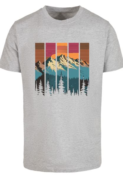 F4NT4STIC T-Shirt "Berg Sonnenuntergang Retro" Premium Qualität günstig online kaufen