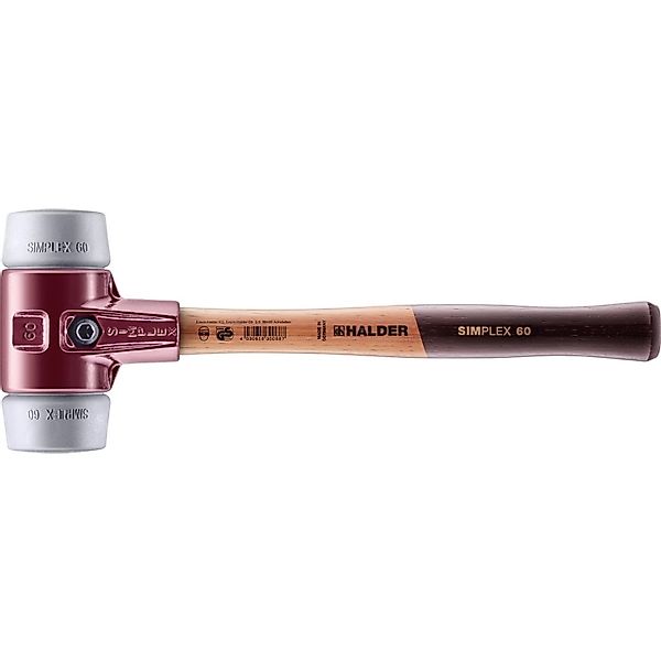 Halder Simplex Schonhammer Ø 60 mm TPE-mid Grau mit Tempergussgehäuse günstig online kaufen