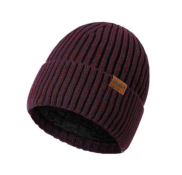 Blusmart Strickmütze Doppelstrickmütze für Herren, (Hochwertiger Strickstof günstig online kaufen