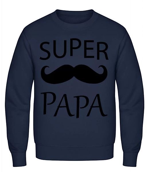 Super Papa Mustache · Männer Pullover günstig online kaufen