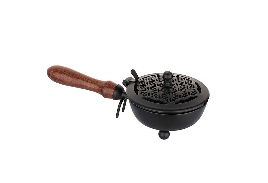 NKlaus Räucherschale Räuchergefäß Eisen 21x9 cm Blume des Lebens günstig online kaufen